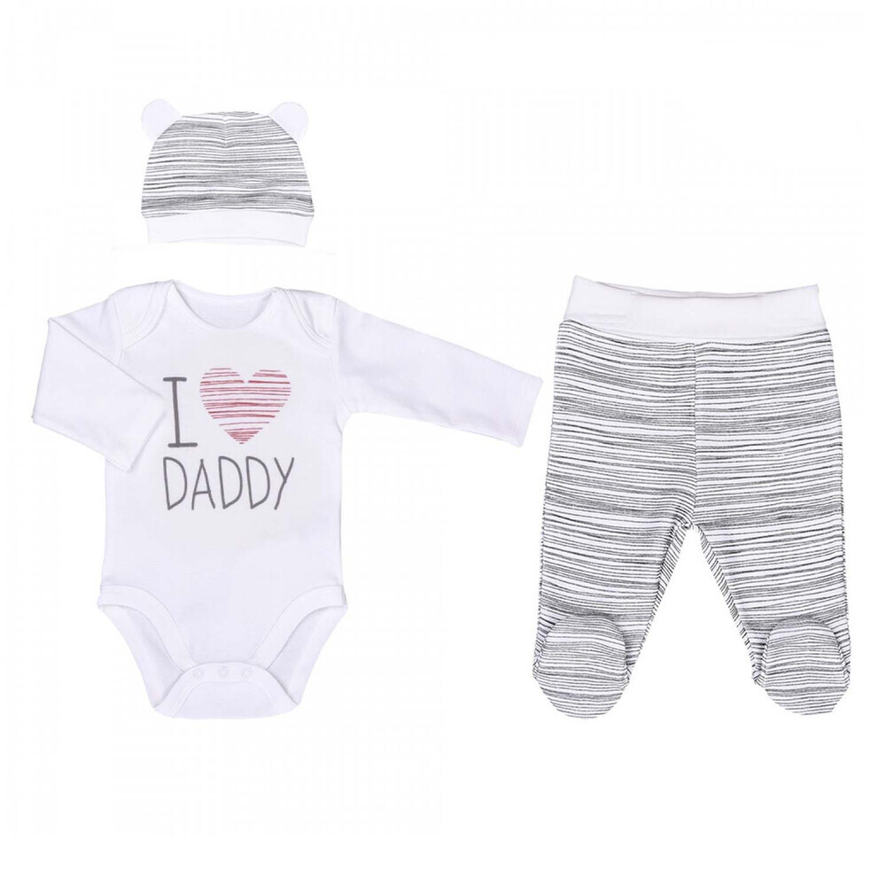 SEVIRA KIDS - Ensemble vêtements bébé en coton Blanc Naissance 50cm
