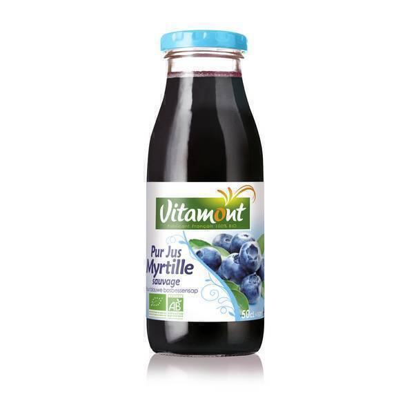 Vitamont - Pur Jus de Myrtilles Bio 50cL Vitamont - Pur Jus de Myrtilles Bio 50cL