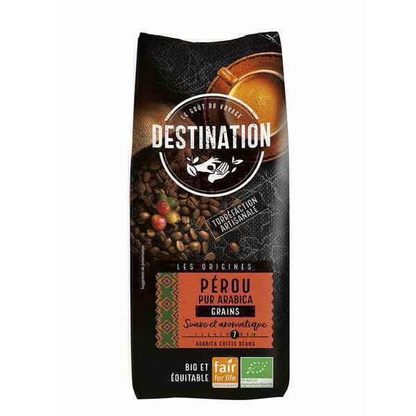 Destination - Café grain pur arabica du Pérou 1kg