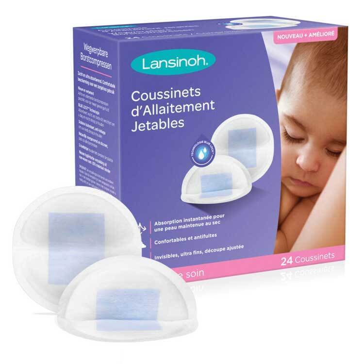 lansinoh - Boîte de 24 coussinets d allaitement Jetables