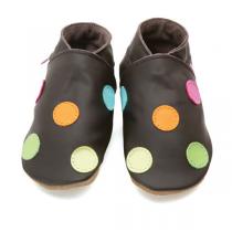 Starchild - Chaussons cuir Polka 3-4 ans