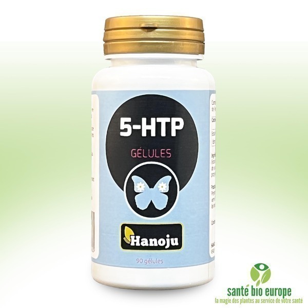 santé Bio Europe - 5 HTP - Extrait de Griffonia simplicifolia - 500 mg - 90 gélules