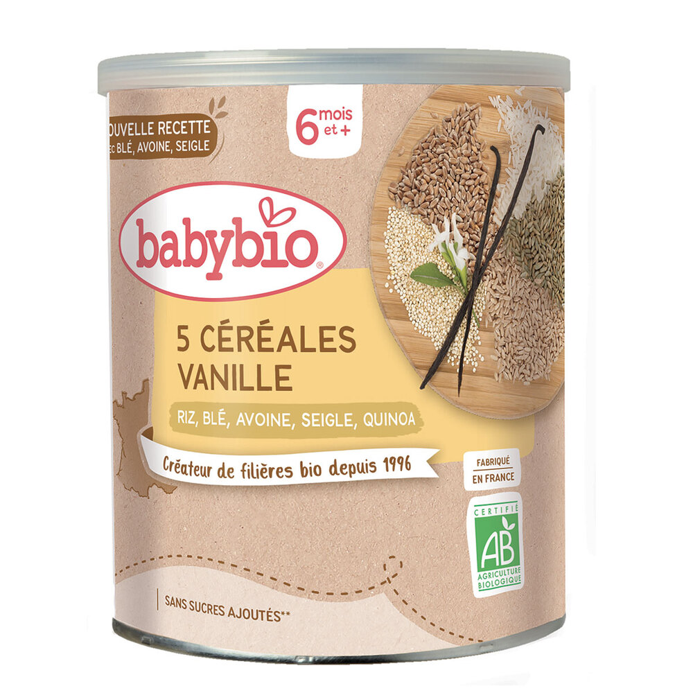 Babybio - Céréales vanille quinoa 220g - Dès 6 mois
