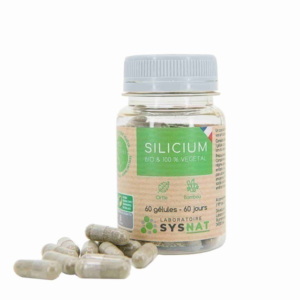 Laboratoire SYSNAT - 60 gélules Silicium végétal BIO