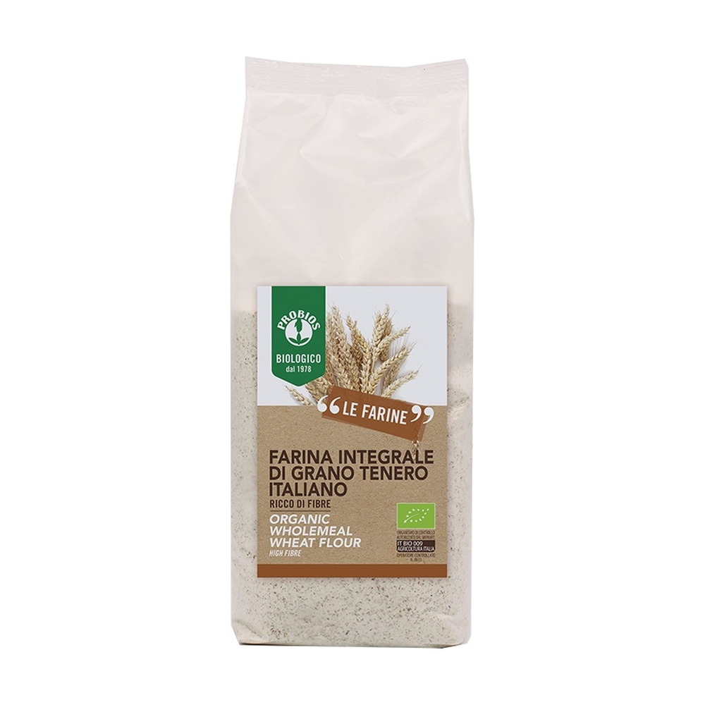 Probios - Farine de blé tendre complète 1 kg de poudre