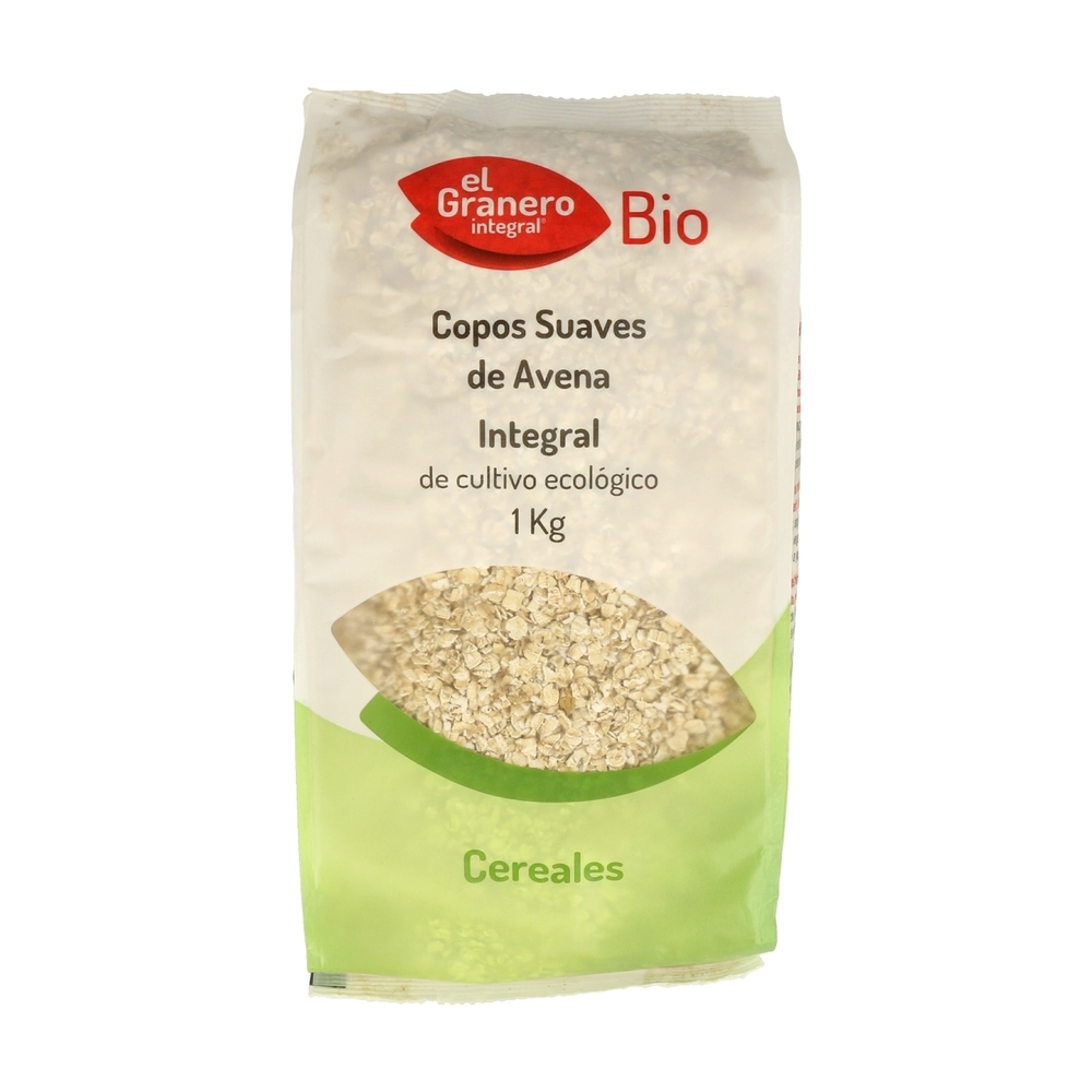 El Granero Integral - Flocons d'avoine à grains entiers biologiques doux 1 kg