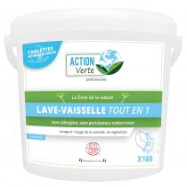 ACTION VERTE - Action verte tablettes lave-vaisselle cycle long tout en 1