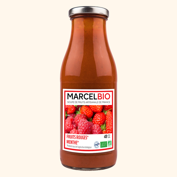 Marcel Bio - Soupe de fruits - Fruits rouges Menthe - 48cl