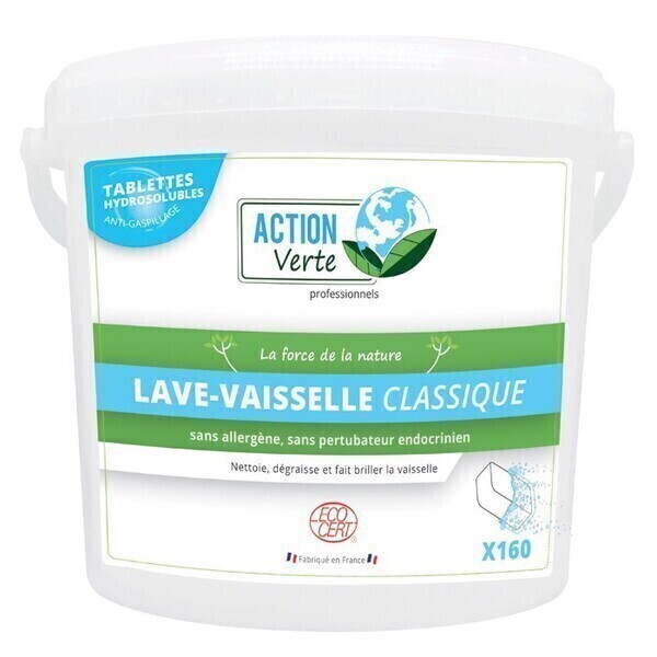 ACTION VERTE - Action verte tablettes lave-vaisselle cycle long Ecocert