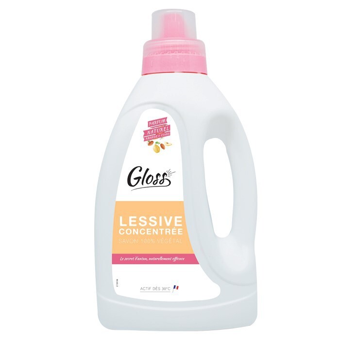 gloss - Gloss lessive au savon végétal amande et coing
