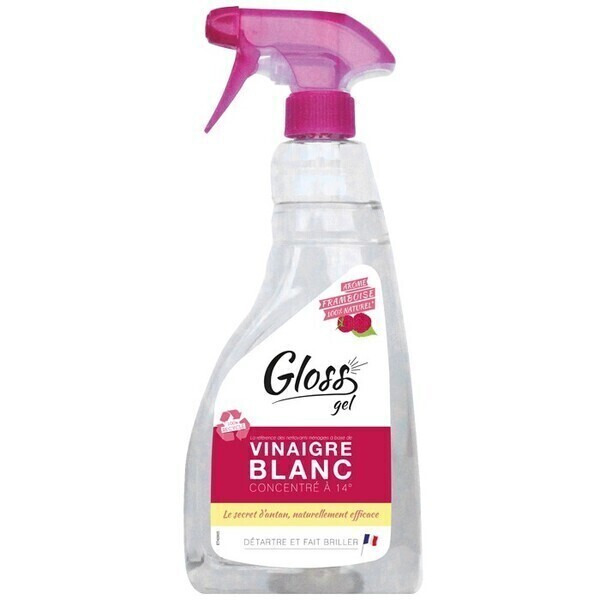 gloss - Gloss vinaigre blanc gel 14° framboise