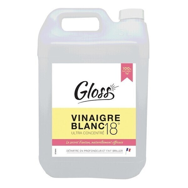 gloss - Gloss vinaigre blanc liquide ultra concentré 18°