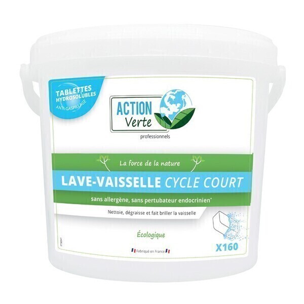 ACTION VERTE - Action verte tablettes lave vaisselle cycle court Ecocert