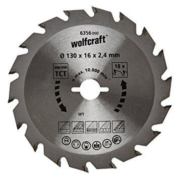 Wolfcraft - 1 lame de scie circulaire Wolfcraft 2,4mm Ø 140 x 12,75 x