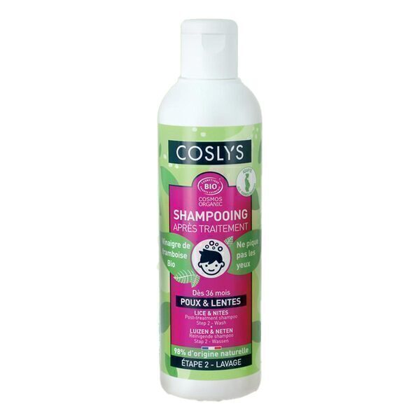 Coslys - Shampooing poux et lentes Etape 2 Lavage 250ml