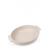 Appolia Plat four céramique ovale écru 40 cm - 13 1/2