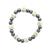 Bracelet Hématite Perles rondes 8 mm et Perles bois 1 cm
