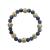 Bracelet Sodalite Perles rondes 8 mm et Perles bois 1 cm