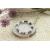 Bracelet Agate Multicolore Perles rondes 8 mm Perles bois 1 cm