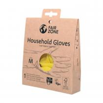 Fair Squared - 100% gants de ménage en latex naturel taille M sans plastique 2