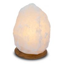 Omsaé - Lampe en Cristal de Sel Blanc 2 à 3 kg