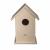 Nichoir à oiseaux en bois forme maison 17 x 12,5 x 10 cm