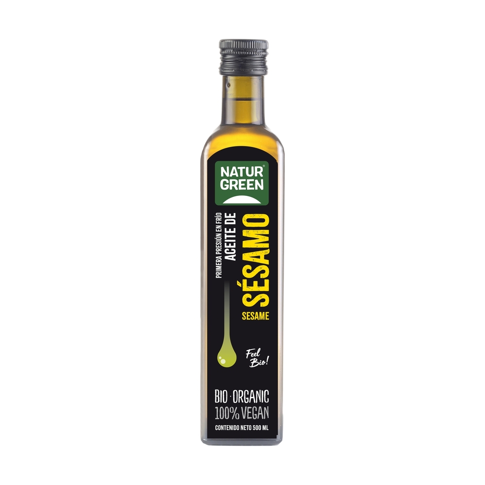 NaturGreen - Huile vierge de sésame 500 ml de huile