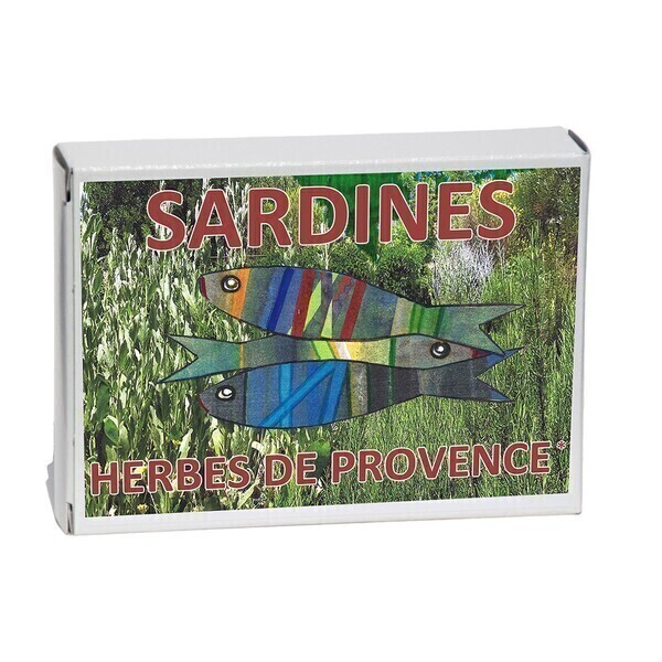 Capitaine Nat - Sardines h. d'olive et herbes provence collector 115g