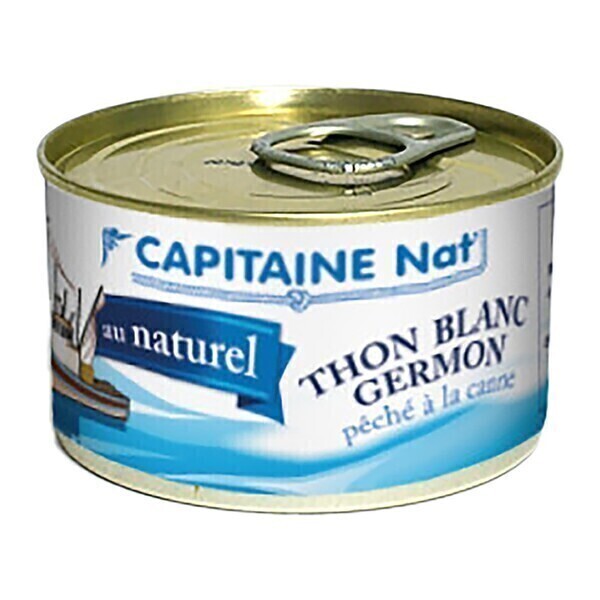 Capitaine Nat - Thon blanc germon au naturel 200g