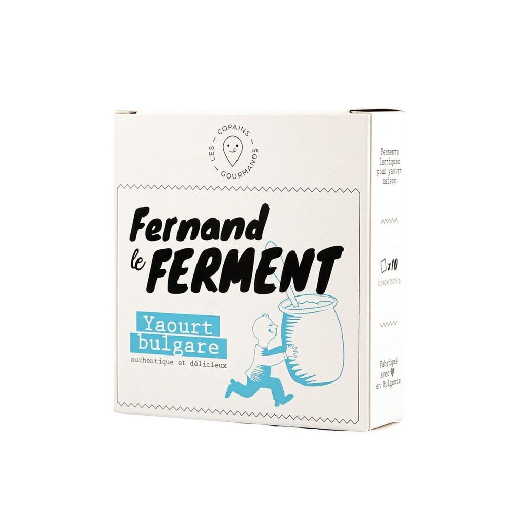 Les Copains Gourmands - Fernand le Ferment pour yaourt bulgare maison (10 sachets x 1g)