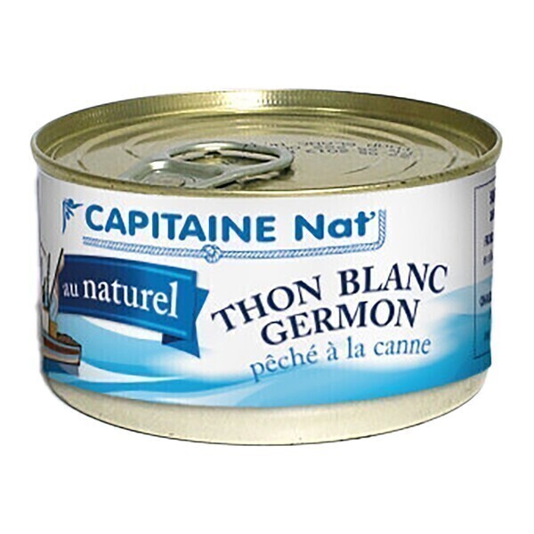 Capitaine Nat - Thon blanc germon au naturel 132g