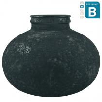 Oohh - Vase Palma Globe en verre recyclé,  25 cm