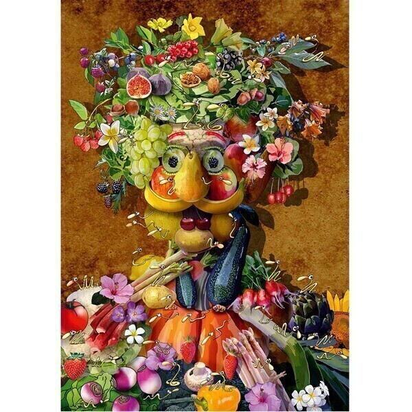 Puzzle 1000 pcs Arcimboldo par François Ruyer Bluebird