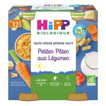 HiPP - Petits pots petites pâtes légumes +12M Mon Diner Bonne Nuit