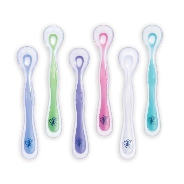 Nuby - Cuillère avec bord doux en Silicone Nuby - Cuillère avec bord doux en Silicone