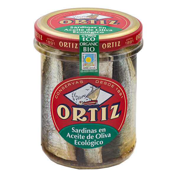 Ortiz - Sardines à l'huile d'olive bio 190g