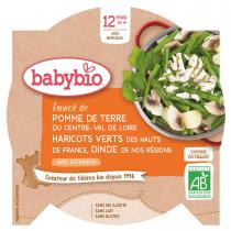 Babybio - Assiette Haricots verts Dinde 12 mois 230g