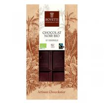 Bovetti Chocolats - Tablette chocolat noir 73% 100g