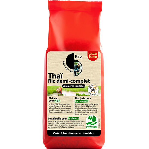 Autour du Riz - Riz thaï demi-complet - 500g Autour du Riz - Riz thaï demi-complet - 500g