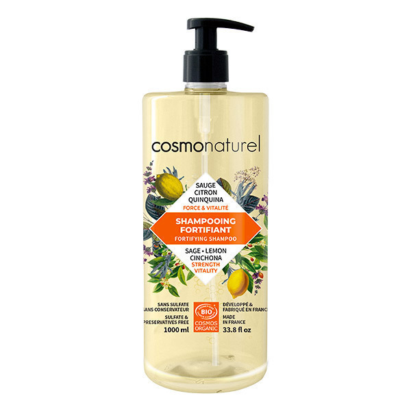Cosmo Naturel - Shampoing fortifiant Sauge Citron 1L