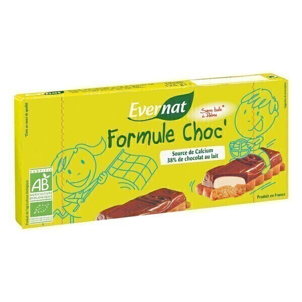 Evernat - Biscuits Formule Choc 125g Evernat - Biscuits Formule Choc 125g