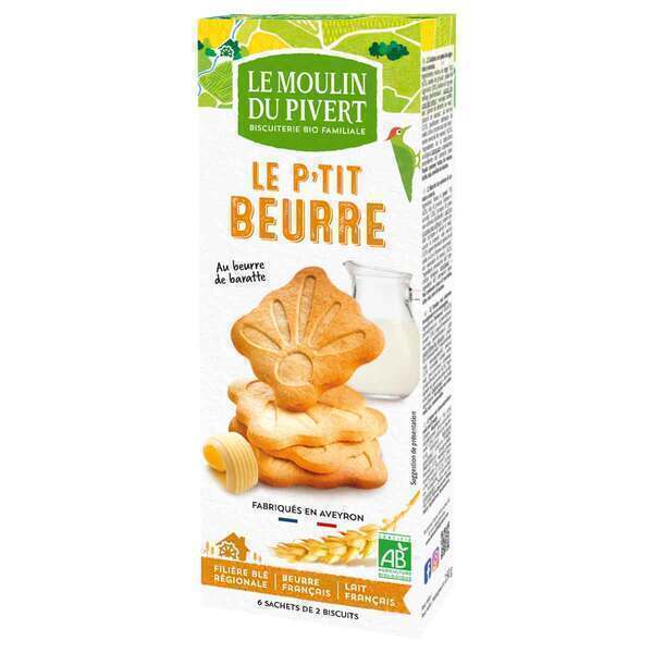 Le Moulin du Pivert - Biscuits p'tit beurre 155g