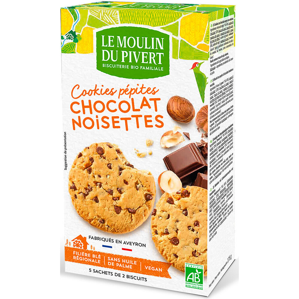 Le Moulin du Pivert - Cookies pépites de chocolat 175g