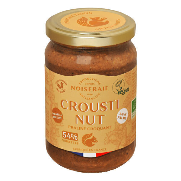 Noiseraie - Pâte à tartiner Crousti Nut 54% noisettes 300g