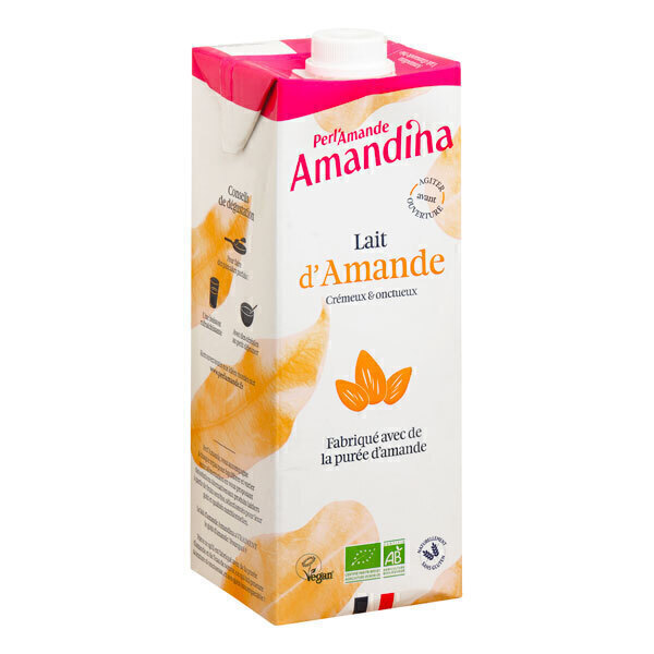 Perlamande - Amandina lait d'amandes 1L