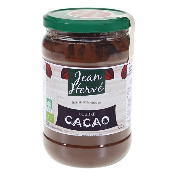 Jean Hervé - Poudre de cacao non dégraissée 330g