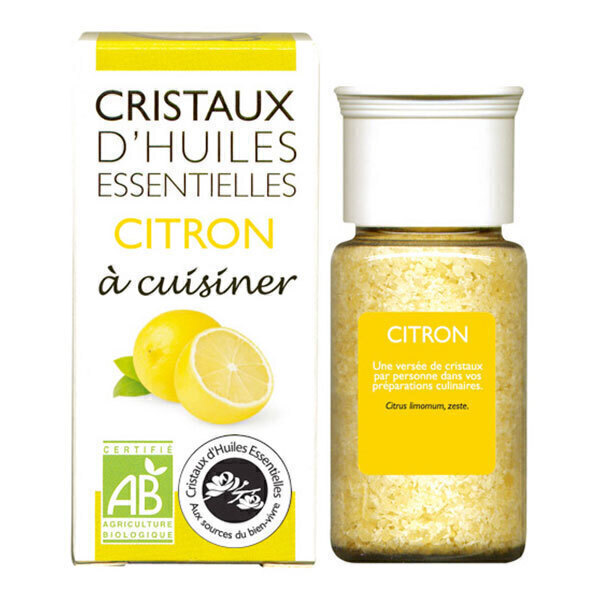 Aromandise - Cristaux d'huiles essentielles - Citron