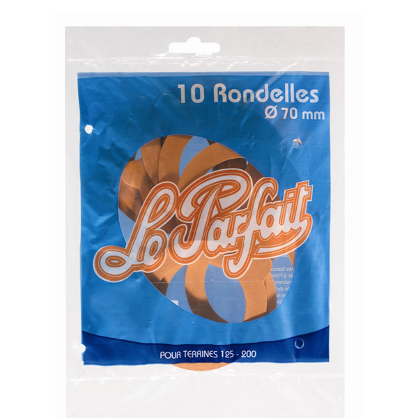 Le Parfait - 10 rondelles universelles caoutchouc - 70mm SUPER Le Parfait - 10 rondelles universelles caoutchouc - 70mm SUPER