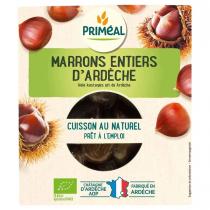 Priméal - Marrons entiers d'ardèche cuits sous vide 200g