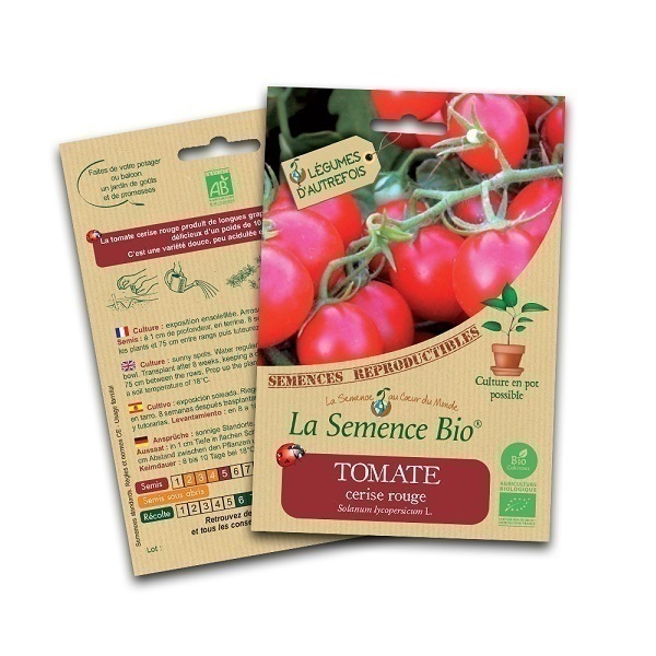 La Semence Bio - Graines de Tomate cerise rouge